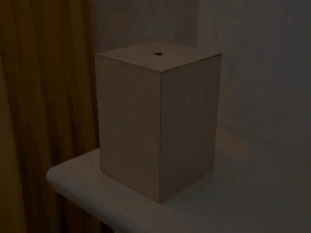 Laat dun hout licht door? Template voor reveal-lamp