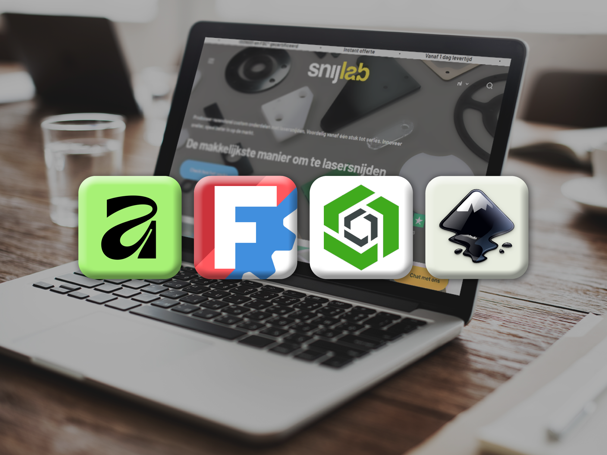 Vier beste gratis vector programmas voor lasersnijden in 2026