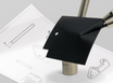 CR rubber - 1.0 mm - zwart - MS0262 - Snijlab