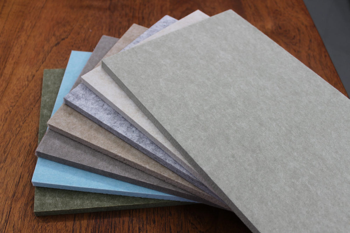 Platen PET-vilt 9 mm in neutrale kleuren