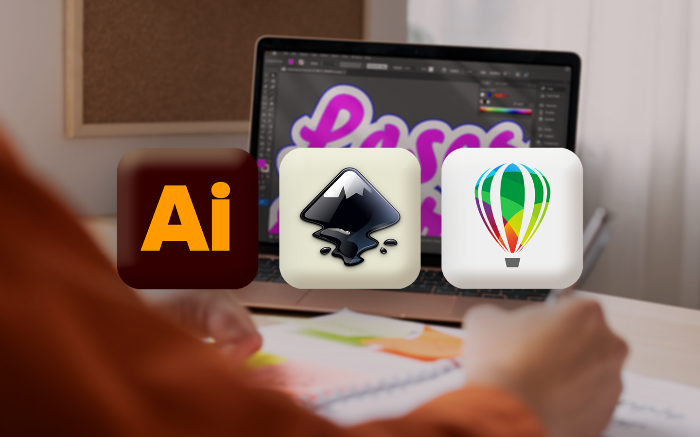 Illustrator, CorelDRAW of Inkscape: wat is de beste software voor grafisch ontwerpers die lasersnijden?