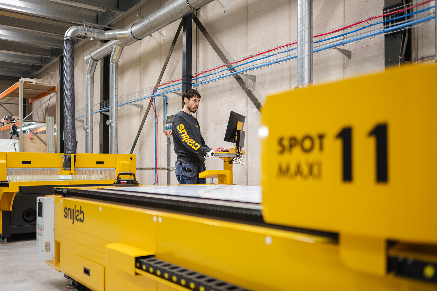 Operator bediend SPOTmaxi 11