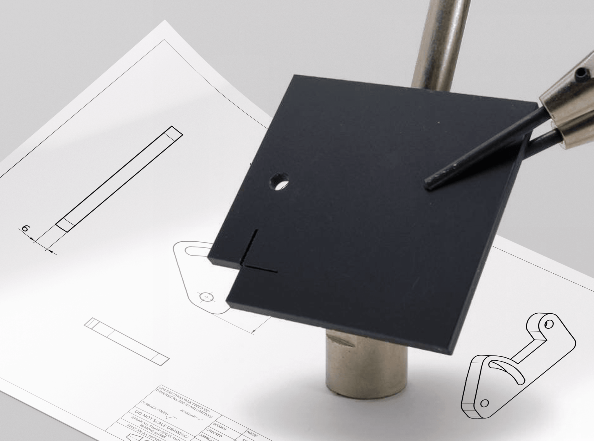 Acrylic matt laser cutting. Easy online, fast and affordable