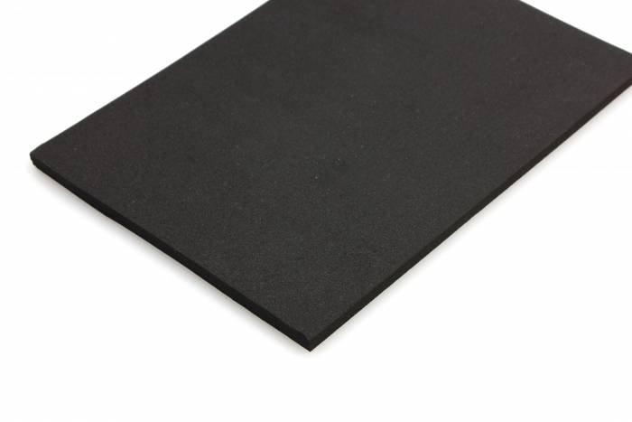 Celrubber neopreen zwart 6 mm, plaatoppervlak