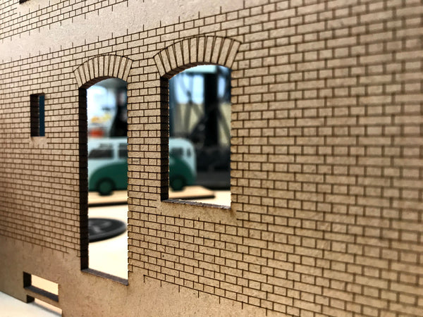 Gevelmaquette met metselwerk